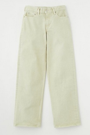 Dámské Džíny Moussy 90s Lowrise Color Rovný Zelene | GRV7744CH