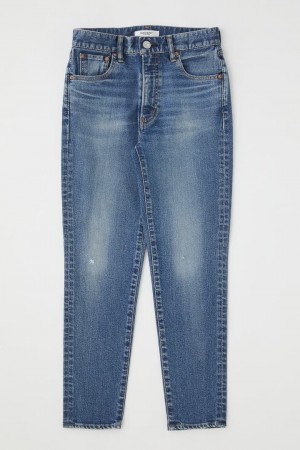 Dámské Džíny Moussy Vintage Rhett Hubená-hi Tmavě Blankyt | JLR7428MG