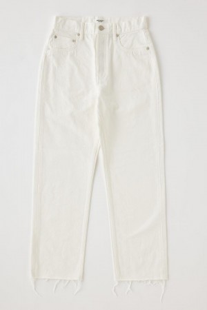Dámské Džíny Moussy Vintage Robco Široké Rovný-cropped Bílé | YKZ8811GH