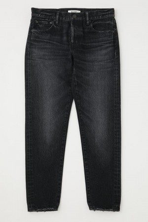 Dámské Džíny Moussy Vintage Vellflower Tapered Černé | MZG7676IJ