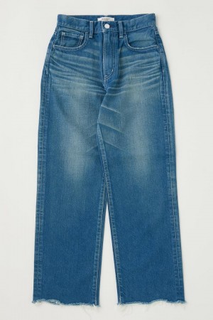 Dámské Džíny Moussy Vintage Walmore Široké Rovný Blankyt | XRM5837FR