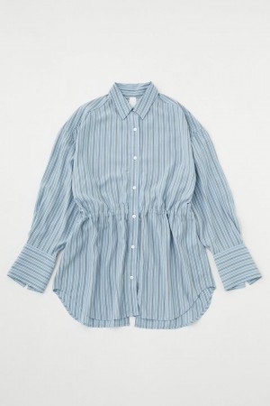 Dámské Košile Moussy Back Open Loose Blankyt | QGT928SJ