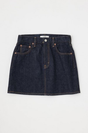 Dámské Sukně Moussy Denim Mini Tmavě Blankyt | MET8032RQ