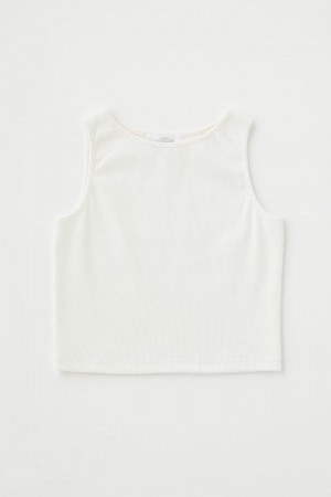 Dámské Tílko Moussy Cropped Bílé | JVN185WN