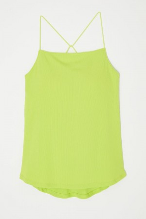 Dámské Tílko Moussy Narrow Páskové Camisole Zelene | WTZ933MZ