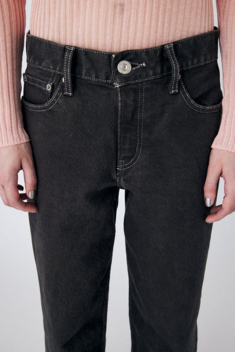 Dámské Džíny Moussy 90s Lowrise Color Rovný Tmavě Hnědé | SBR9634HO