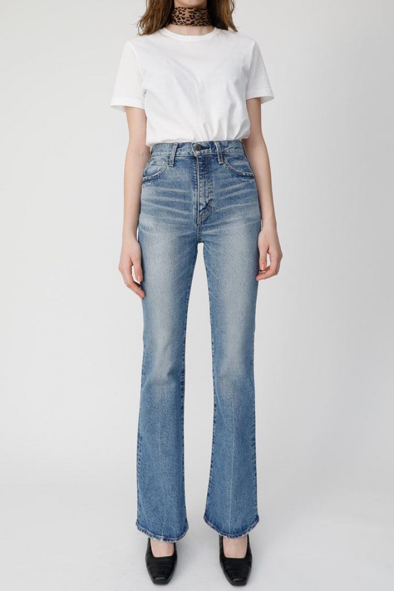 Dámské Džíny Moussy Mvs Flare Long Blankyt | KPP8998VR