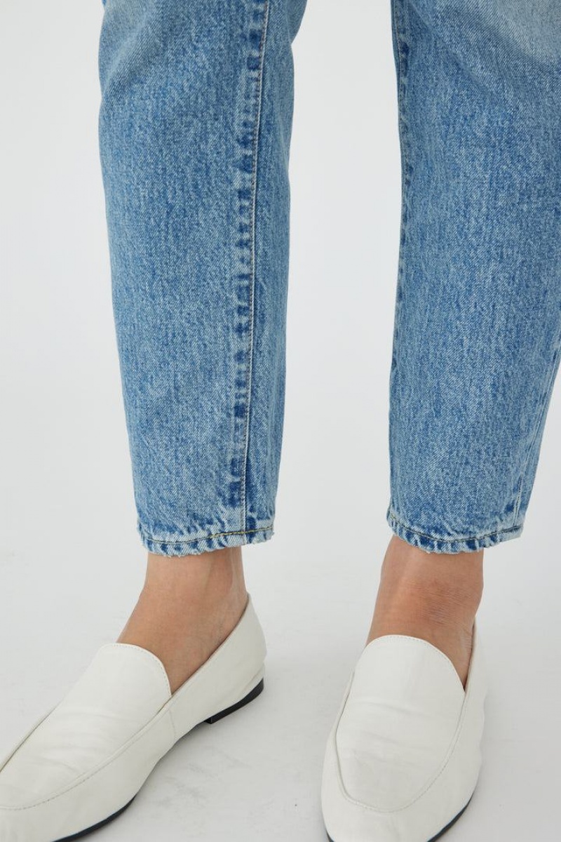 Dámské Džíny Moussy Vintage Arden Tapered Světle Blankyt | CHB7797XM