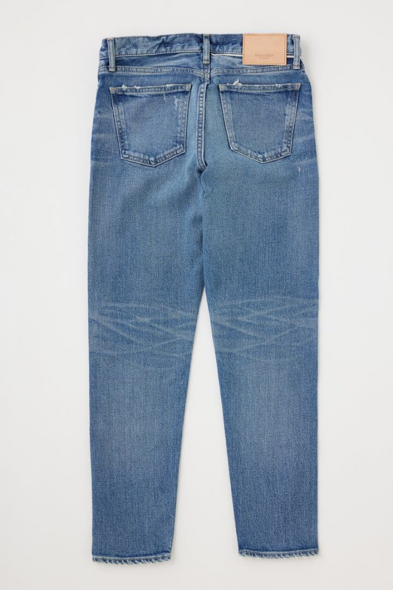 Dámské Džíny Moussy Vintage Avenal Mid-rise Tapered Blankyt | DTK346CF