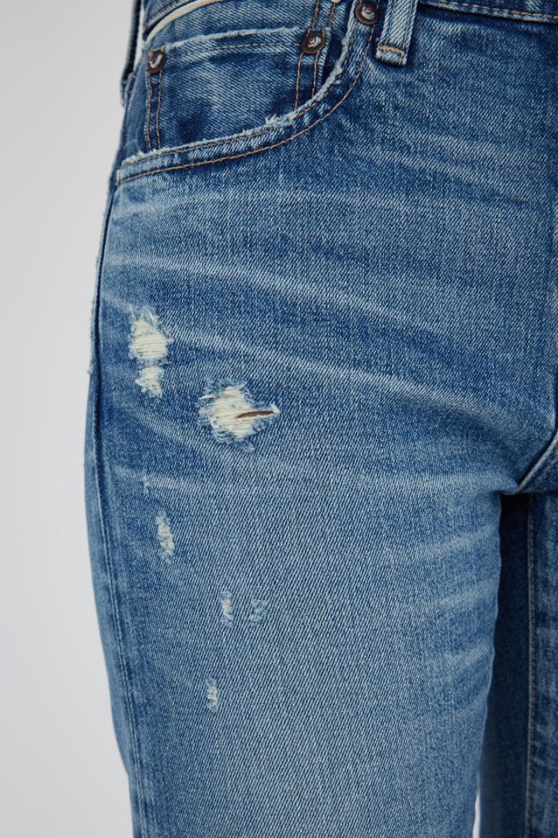 Dámské Džíny Moussy Vintage Avenal Mid-rise Tapered Blankyt | DTK346CF