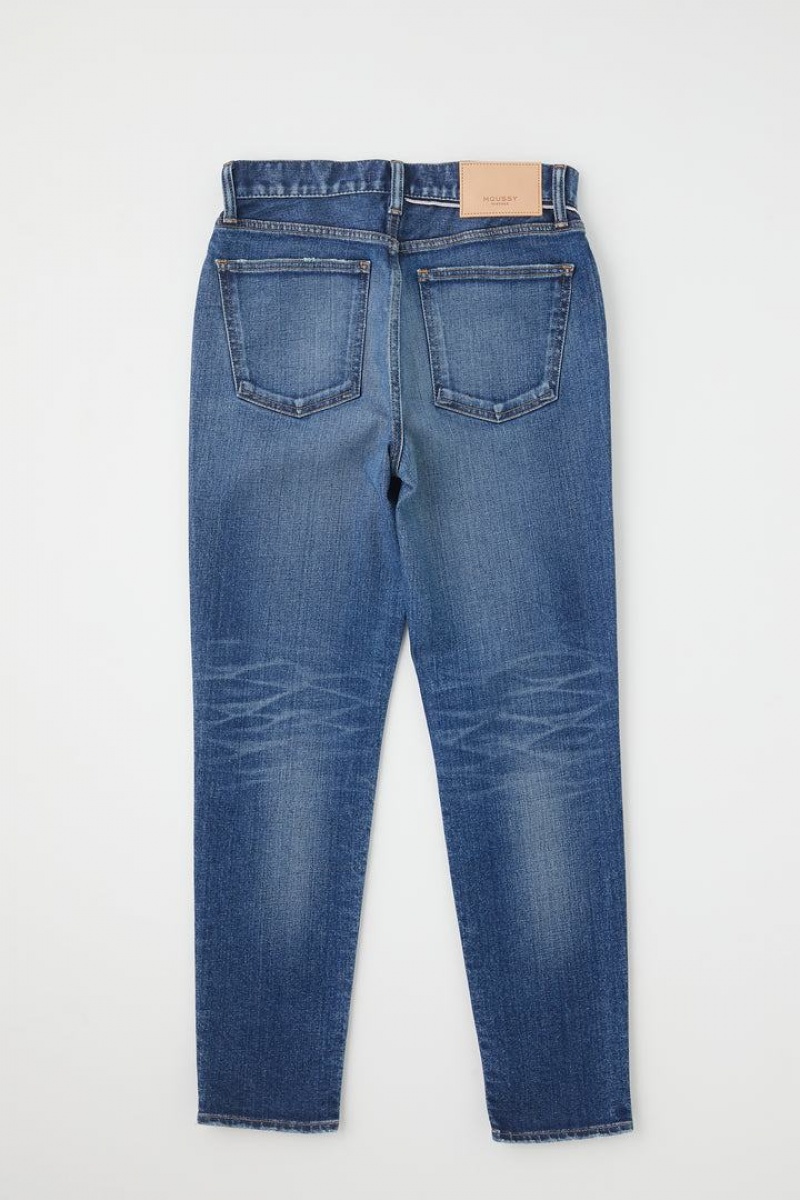 Dámské Džíny Moussy Vintage Ballena High Rise Hubená Blankyt | VCL7214WC