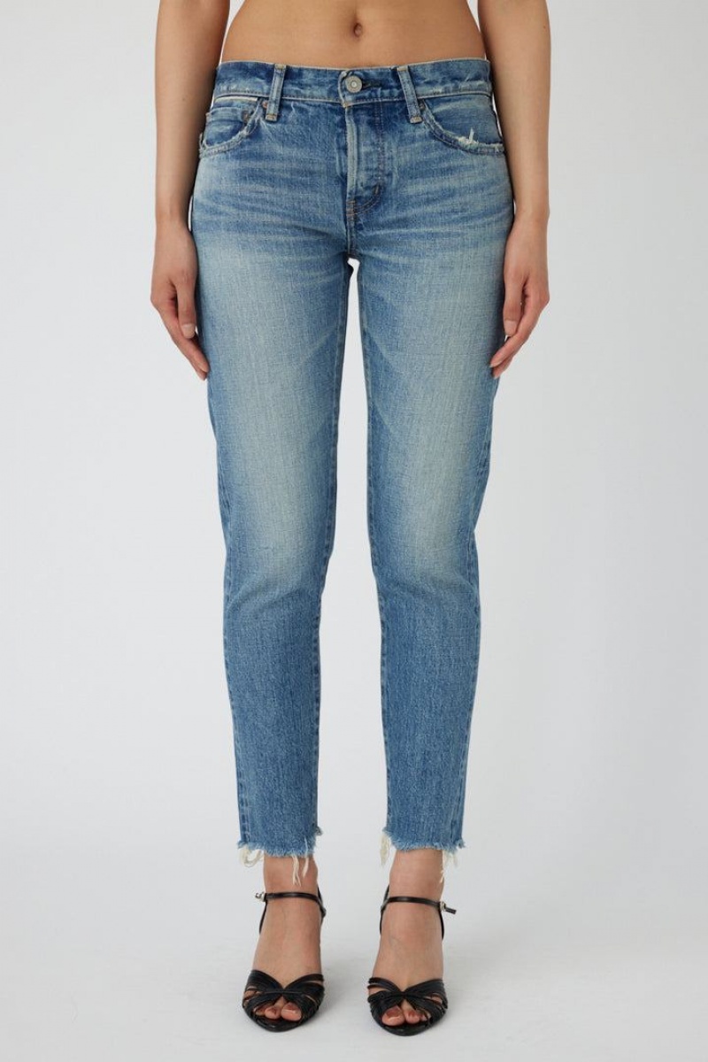Dámské Džíny Moussy Vintage Banksville Tapered Světle Blankyt | GHX542VC