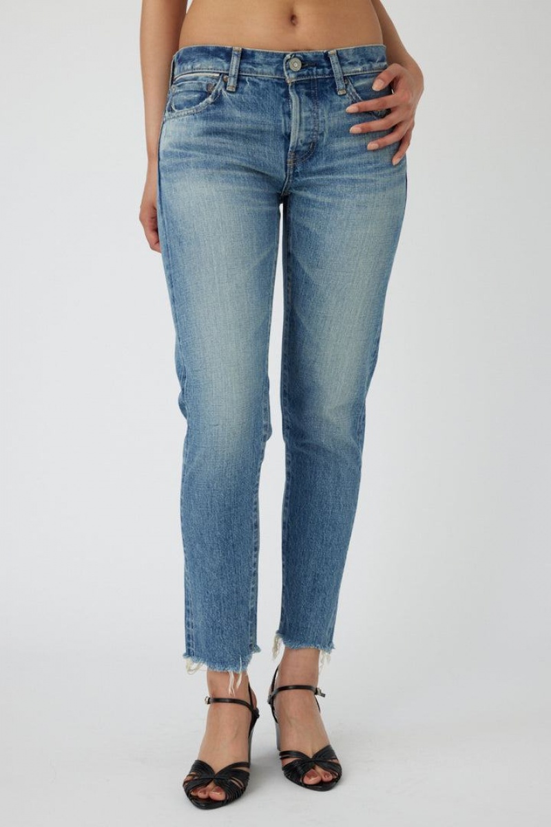 Dámské Džíny Moussy Vintage Banksville Tapered Světle Blankyt | GHX542VC