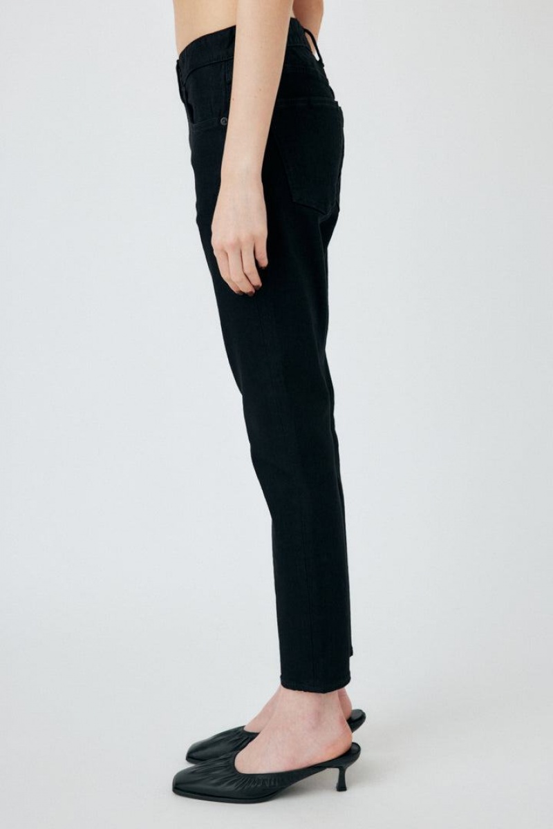 Dámské Džíny Moussy Vintage Beaumont Hubená Černé | BWW3093PB