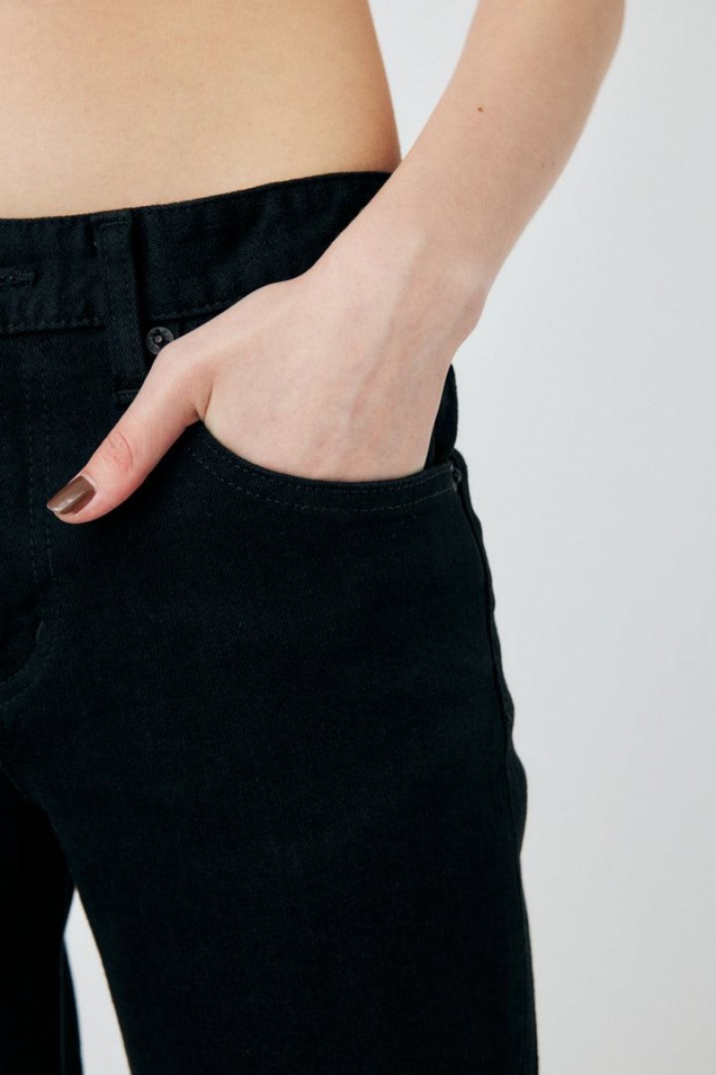Dámské Džíny Moussy Vintage Beaumont Hubená Černé | BWW3093PB