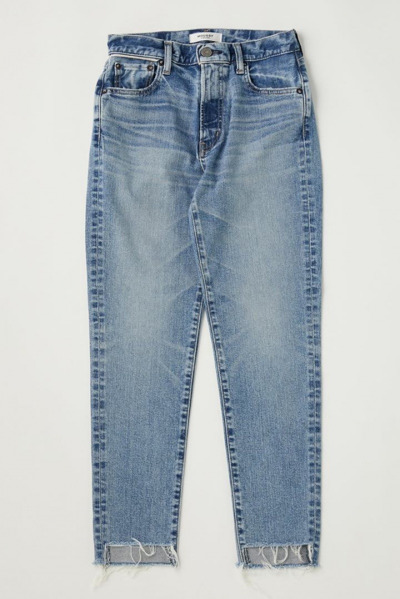 Dámské Džíny Moussy Vintage Blossom Hubená Světle Blankyt | EWK6214QB