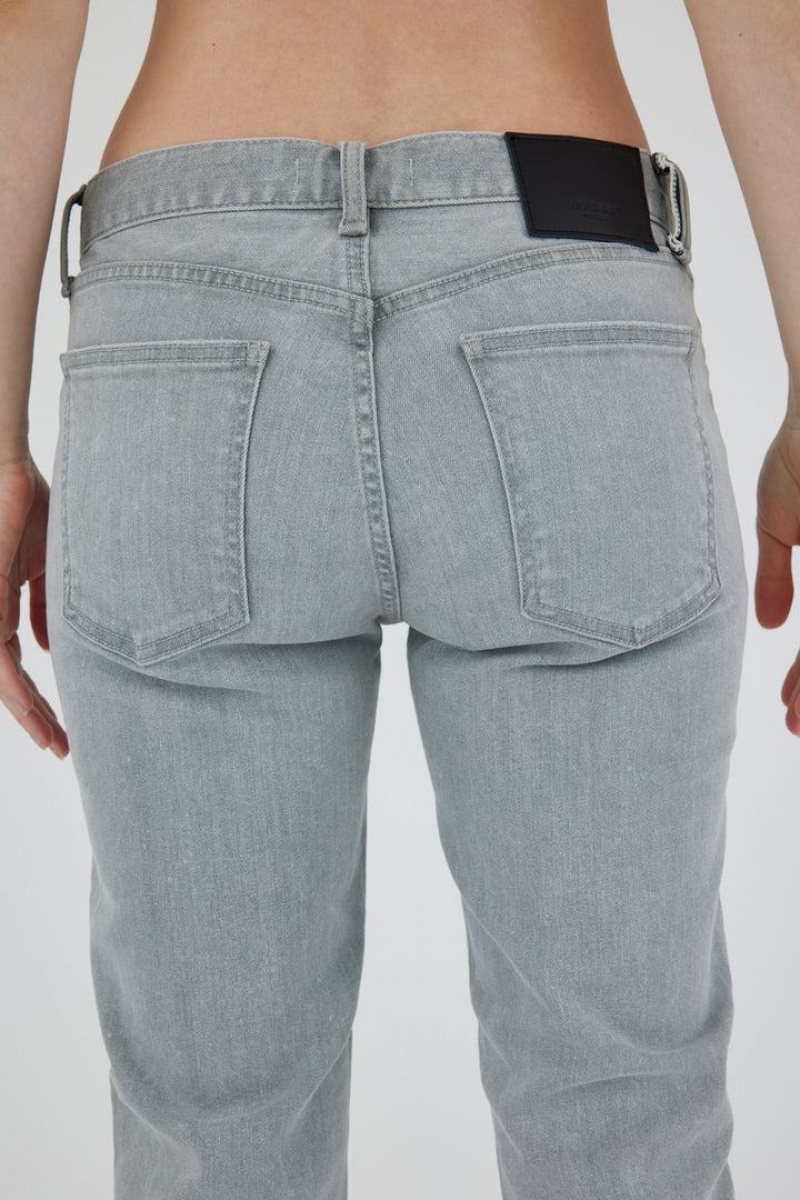Dámské Džíny Moussy Vintage Bonita Hubená Světle Černé | WJX1528DK