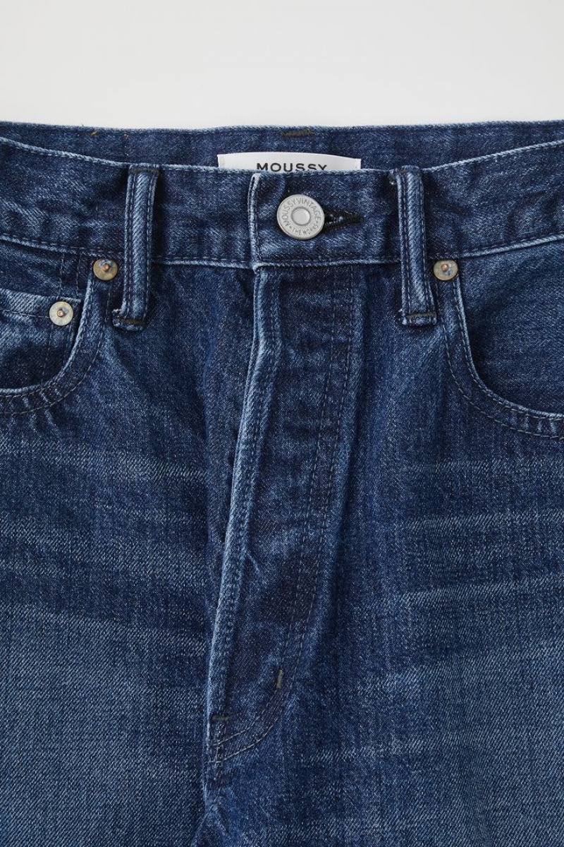 Dámské Džíny Moussy Vintage Capac Široké Rovný Cropped Blankyt | PFE6951NQ