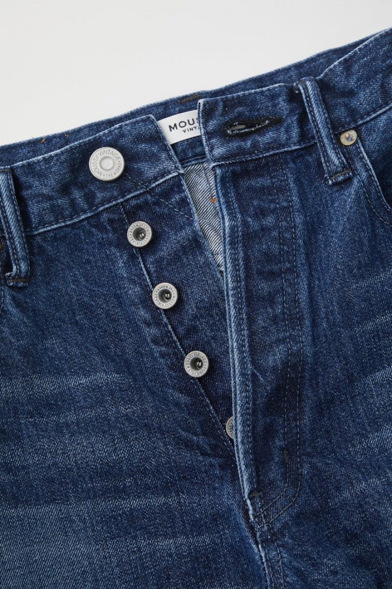 Dámské Džíny Moussy Vintage Capac Široké Rovný Cropped Blankyt | PFE6951NQ