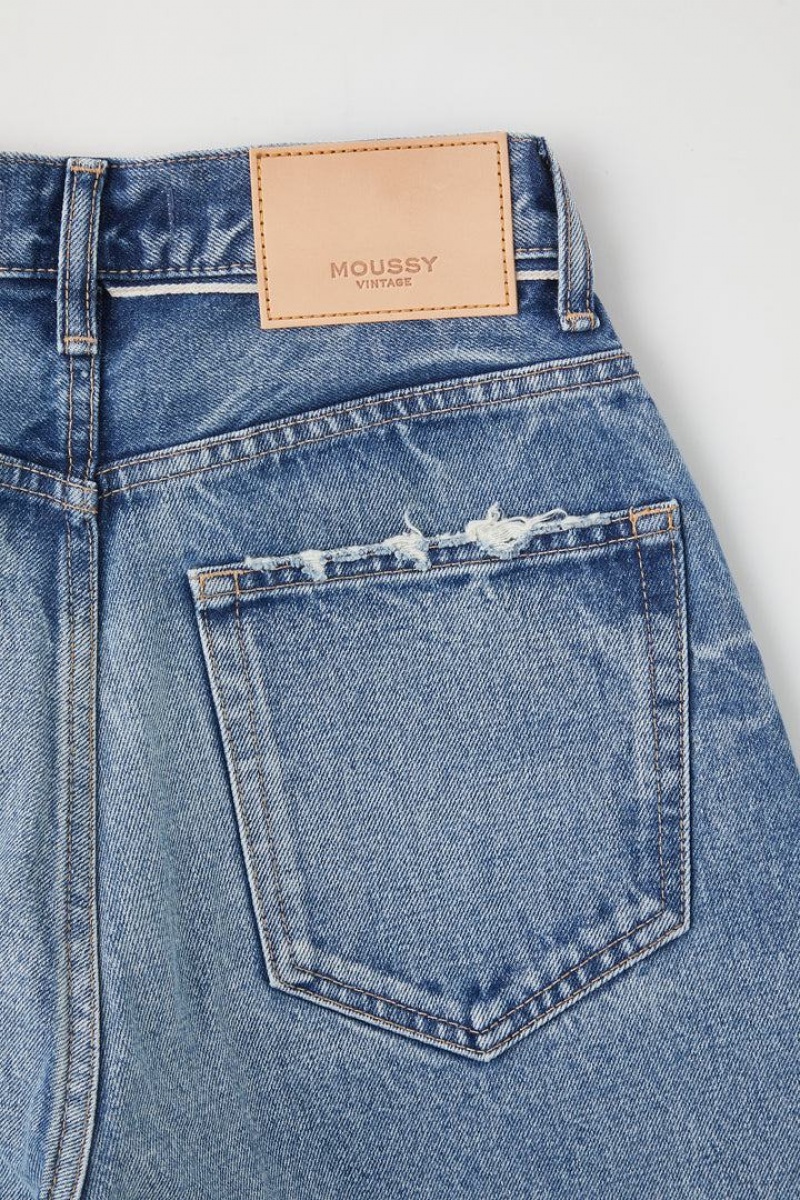 Dámské Džíny Moussy Vintage Castaic Široké Tapered Blankyt | AMY6012PG