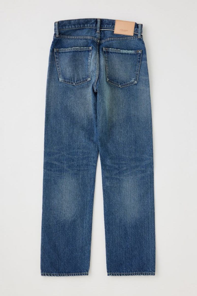 Dámské Džíny Moussy Vintage Chesney Rovný Blankyt | XYQ9728NO