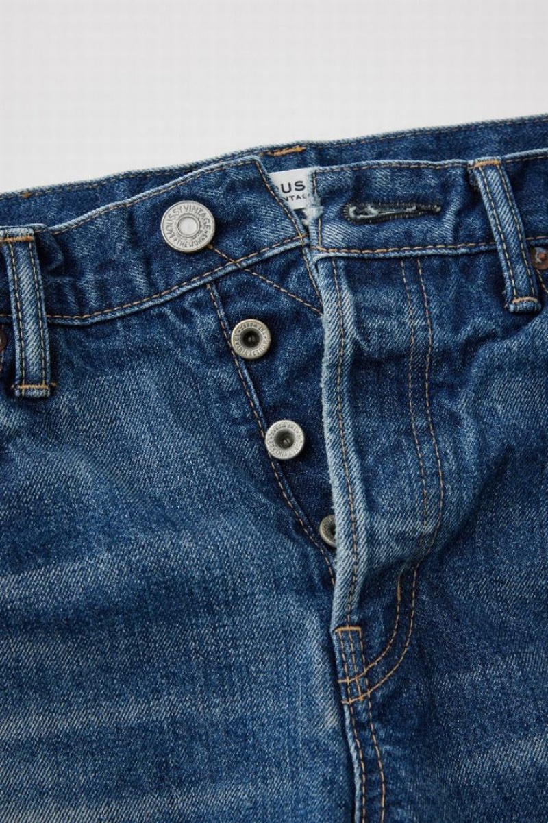 Dámské Džíny Moussy Vintage Chesney Rovný Blankyt | XYQ9728NO