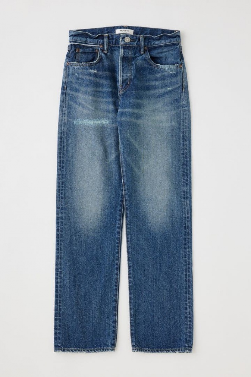 Dámské Džíny Moussy Vintage Chesney Rovný Blankyt | XYQ9728NO