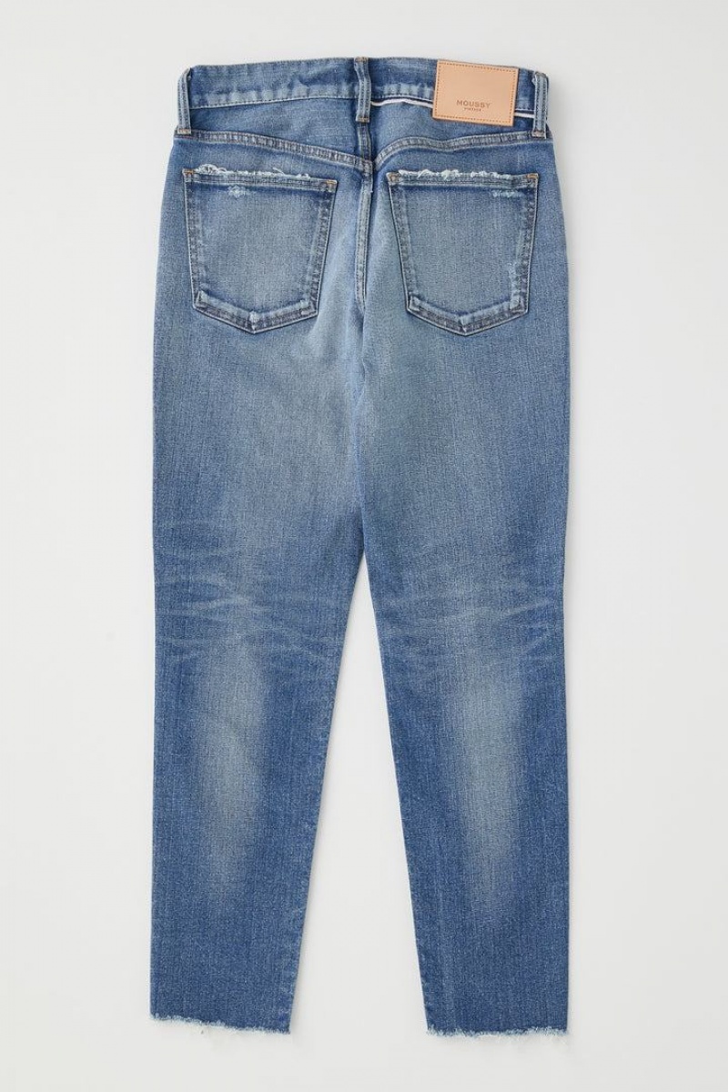 Dámské Džíny Moussy Vintage Edgewood Hubená Blankyt | KOG5851HQ