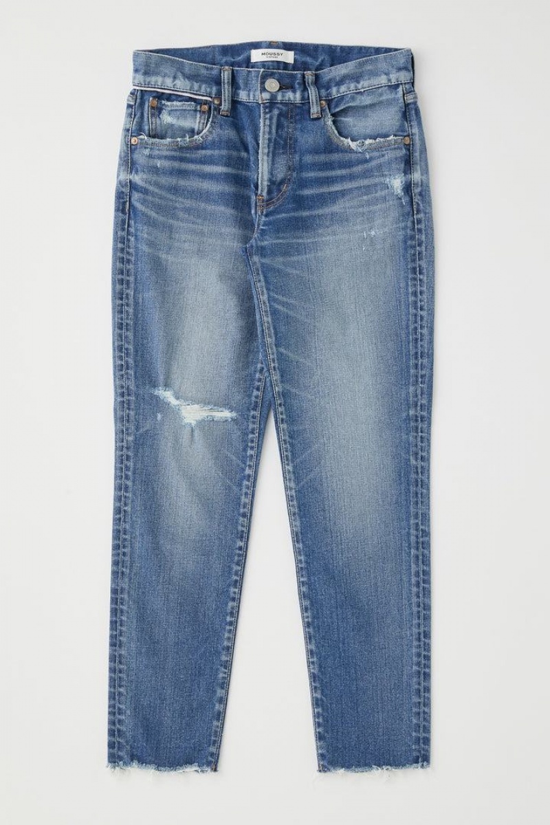 Dámské Džíny Moussy Vintage Edgewood Hubená Blankyt | KOG5851HQ