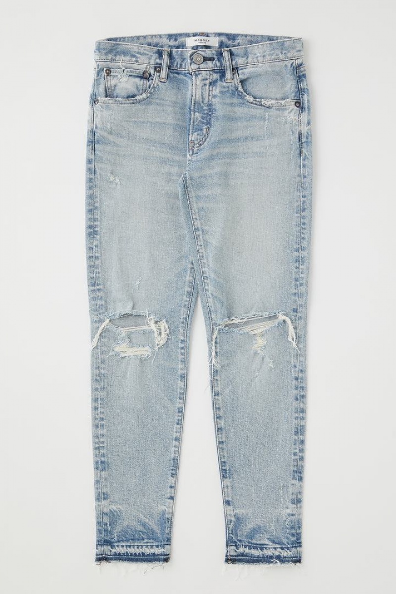 Dámské Džíny Moussy Vintage Fleming Hubená Světle Blankyt | TFW8933QP