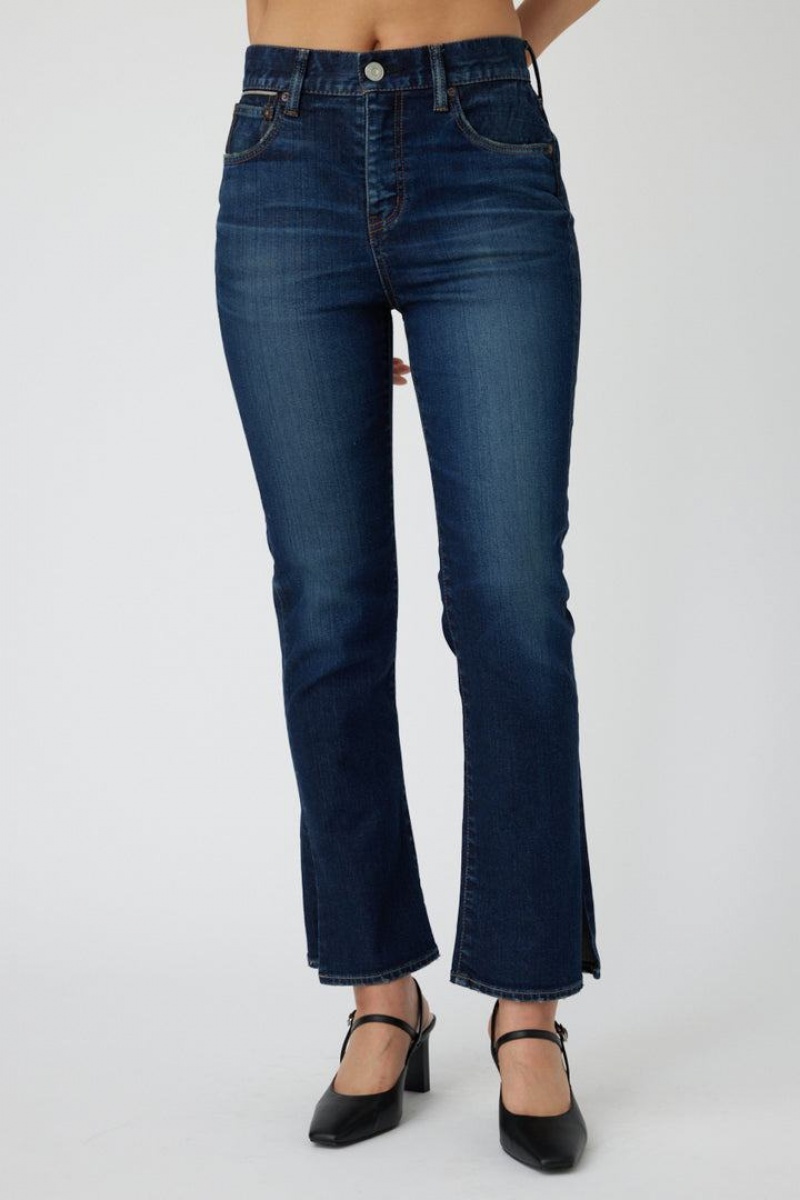 Dámské Džíny Moussy Vintage Glendora Flare Blankyt | IOB1197BZ