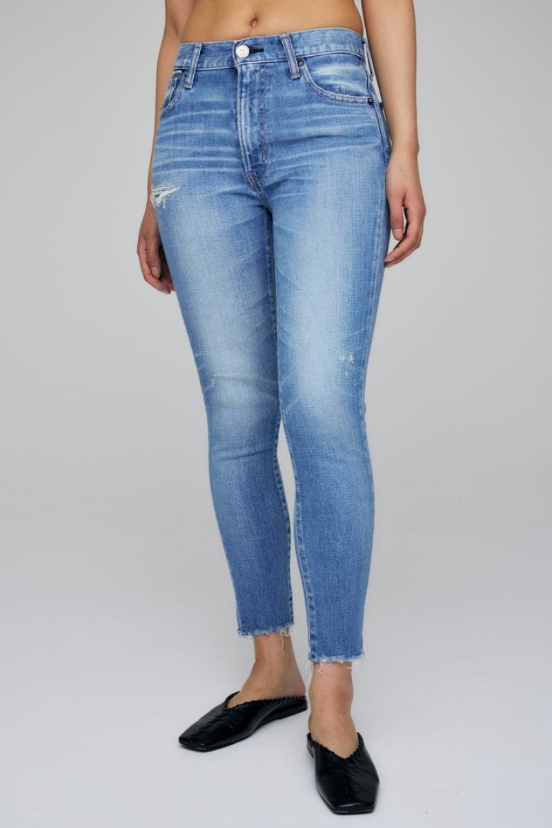 Dámské Džíny Moussy Vintage Hammond Hubená-hi Světle Blankyt | SUU5376SG