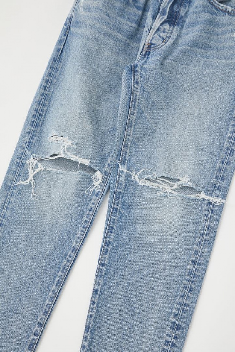 Dámské Džíny Moussy Vintage Humphreys Tapered Blankyt | WHV5580LB