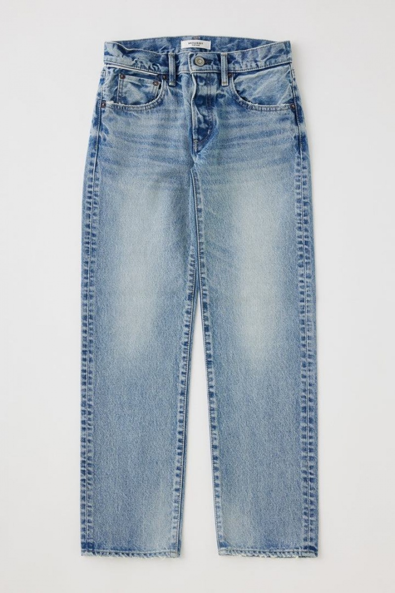 Dámské Džíny Moussy Vintage Joelton Rovný-low Rise Světle Blankyt | RIG7230RP