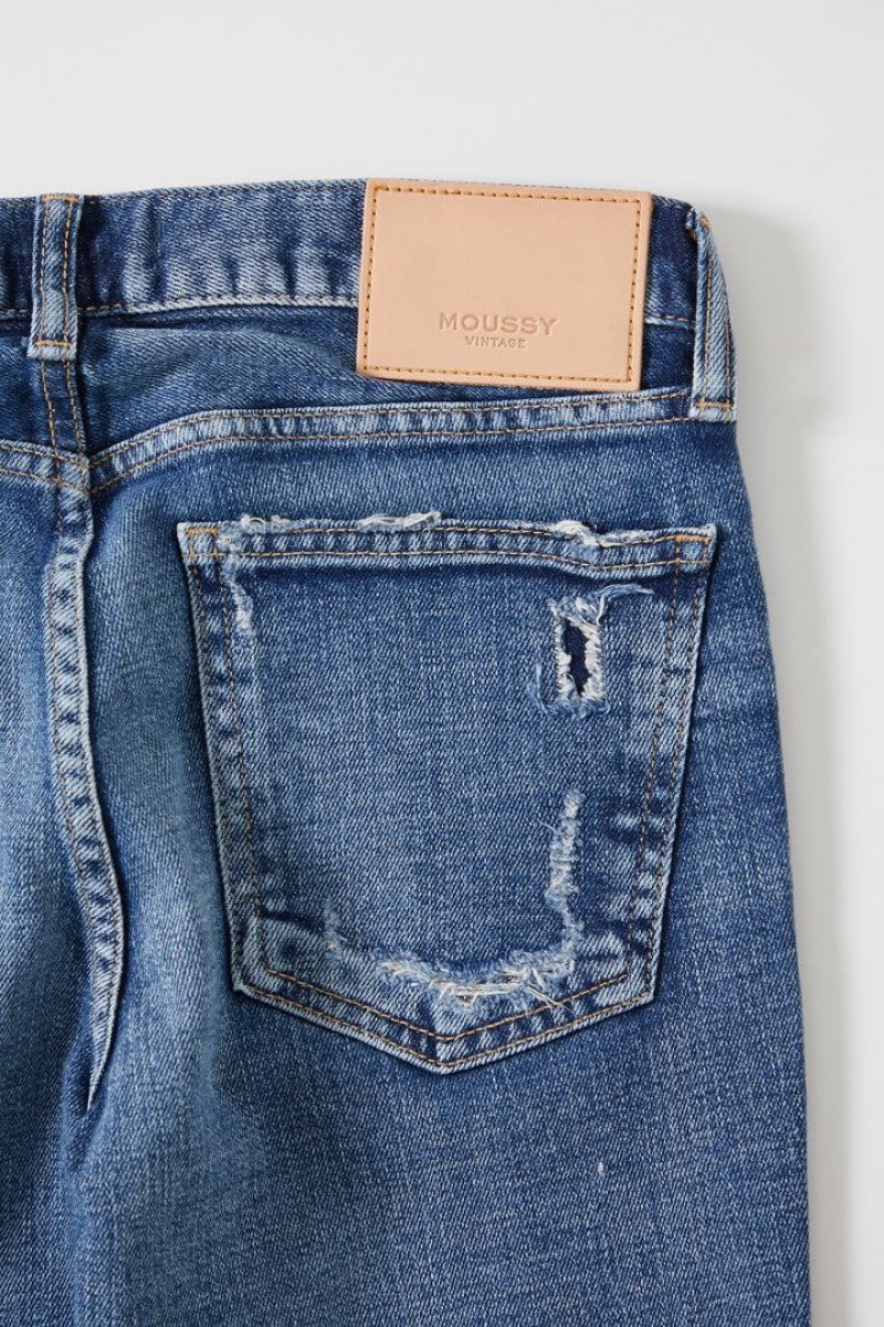 Dámské Džíny Moussy Vintage Lenwood Hubená Blankyt | JMI7494QR