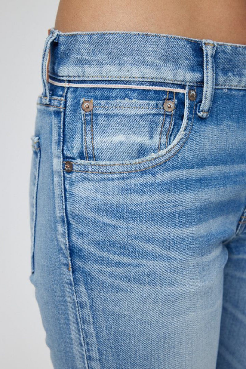 Dámské Džíny Moussy Vintage Lima Hubená Blankyt | BRS562YN