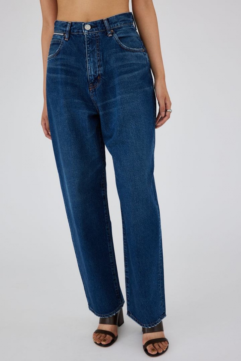 Dámské Džíny Moussy Vintage Matheny Široké Tapered Blankyt | PNW2275TN