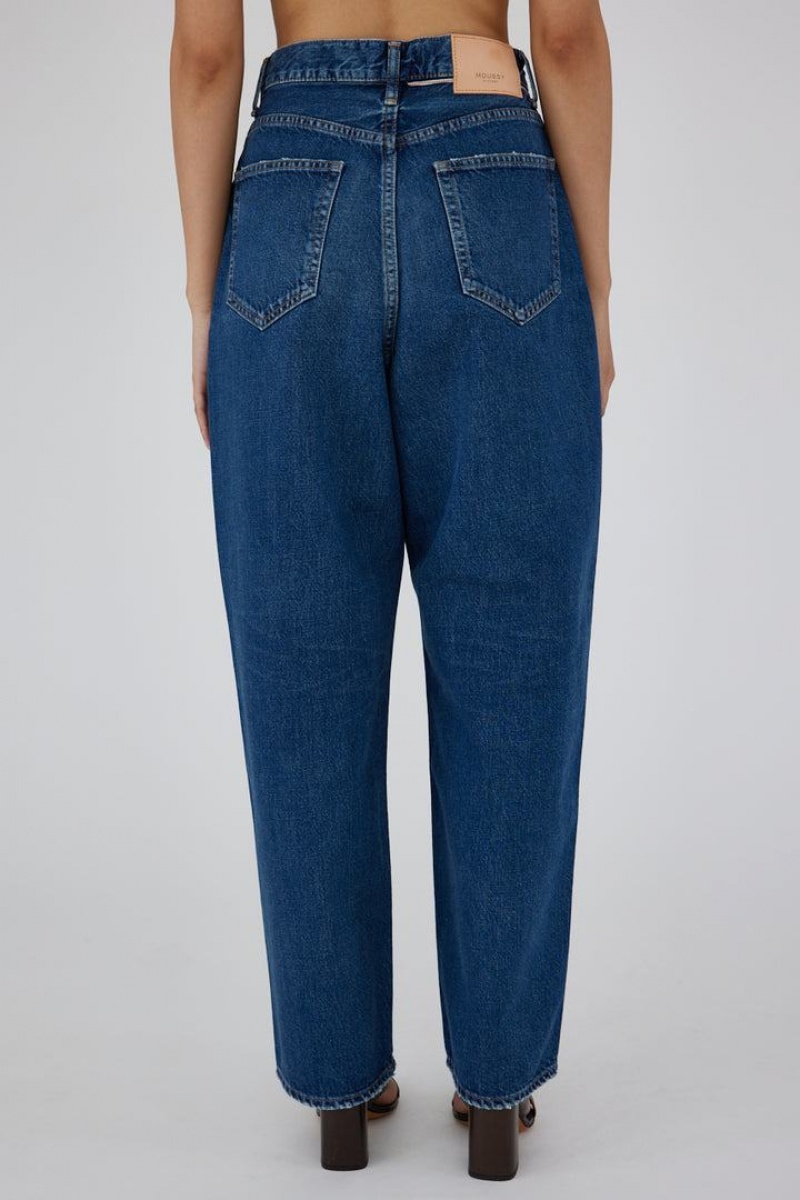 Dámské Džíny Moussy Vintage Matheny Široké Tapered Blankyt | PNW2275TN