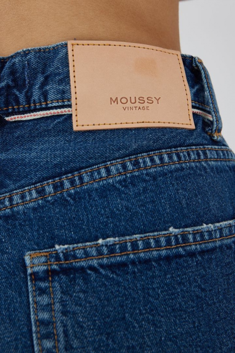 Dámské Džíny Moussy Vintage Matheny Široké Tapered Blankyt | PNW2275TN