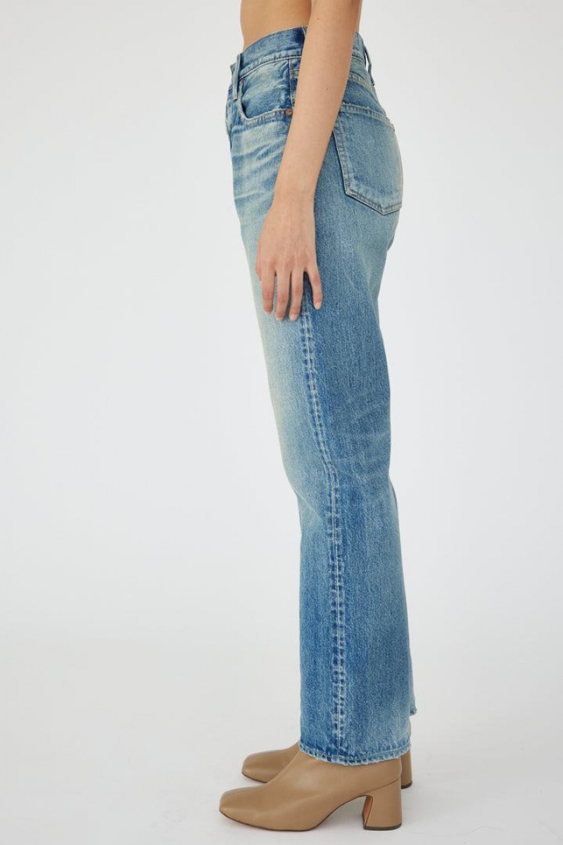 Dámské Džíny Moussy Vintage Mckellar Selvedge Široké Rovný Blankyt | QJN833UZ