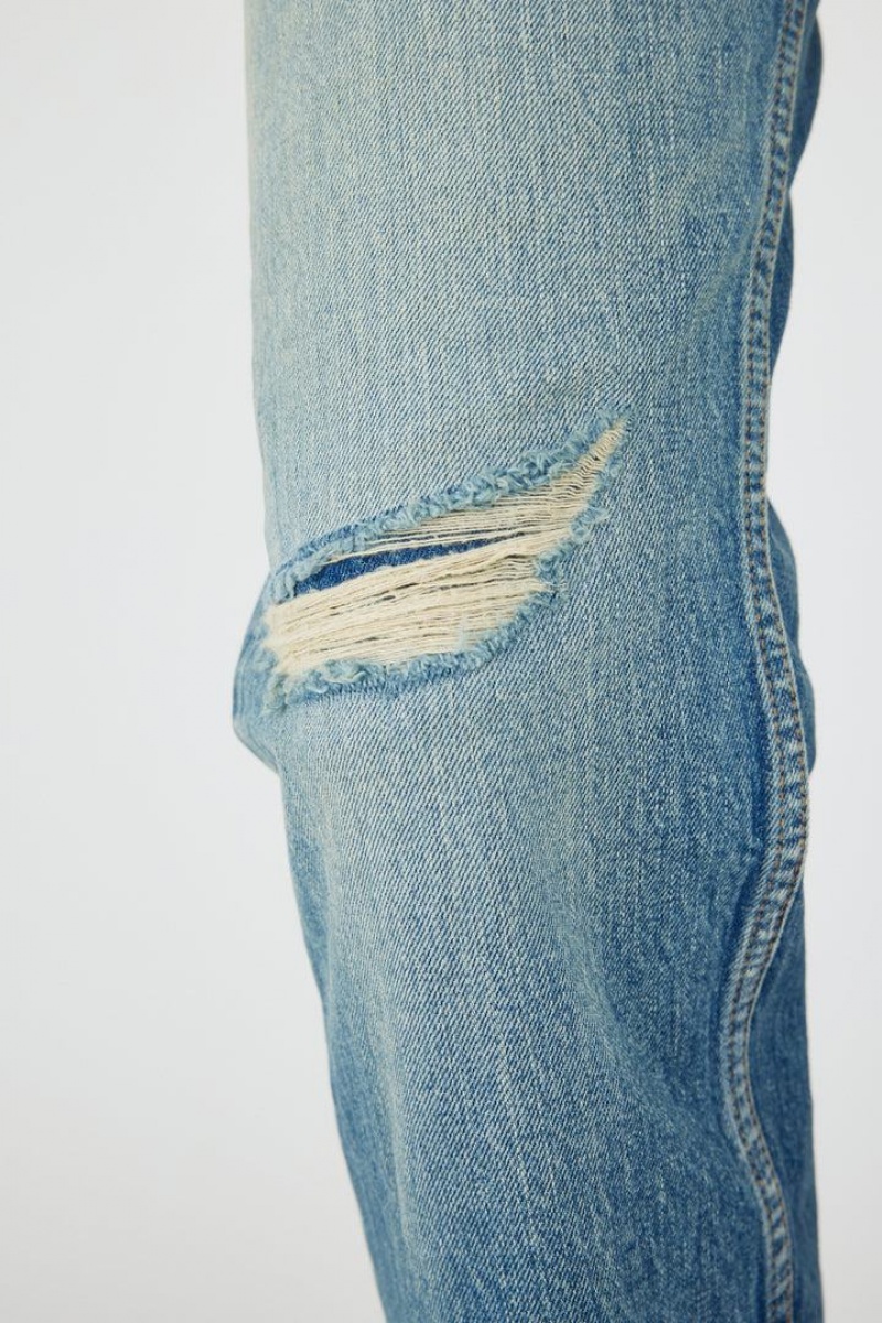 Dámské Džíny Moussy Vintage Mckellar Selvedge Široké Rovný Blankyt | QJN833UZ