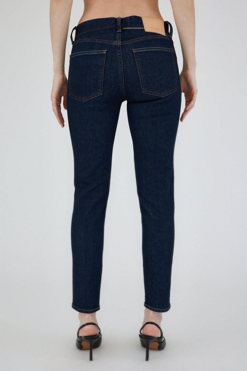 Dámské Džíny Moussy Vintage Norco Hubená Tmavě Blankyt | QTQ7999YW