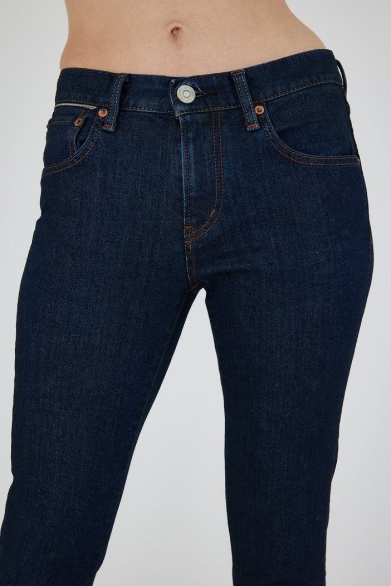 Dámské Džíny Moussy Vintage Norco Hubená Tmavě Blankyt | QTQ7999YW