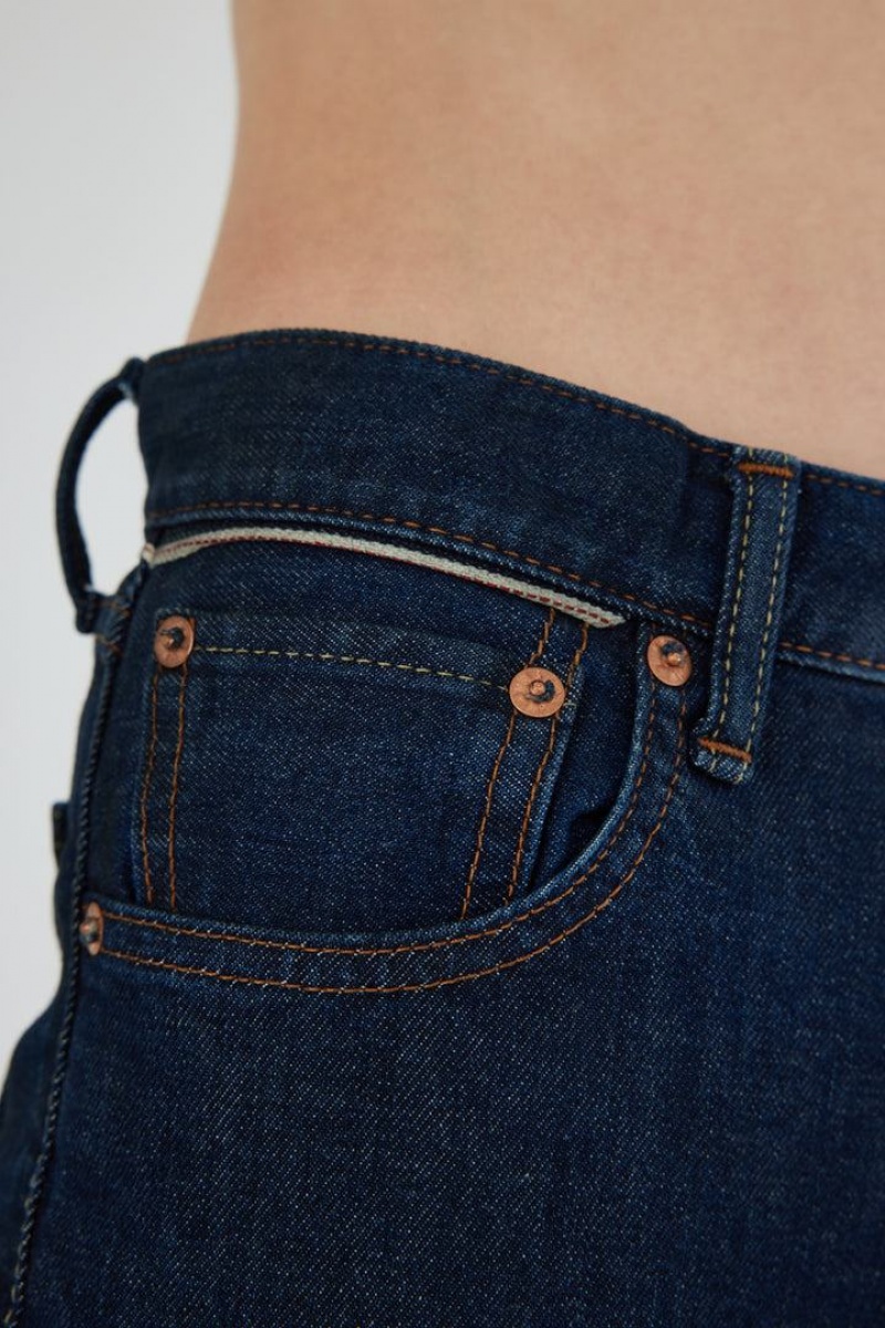Dámské Džíny Moussy Vintage Norco Hubená Tmavě Blankyt | QTQ7999YW