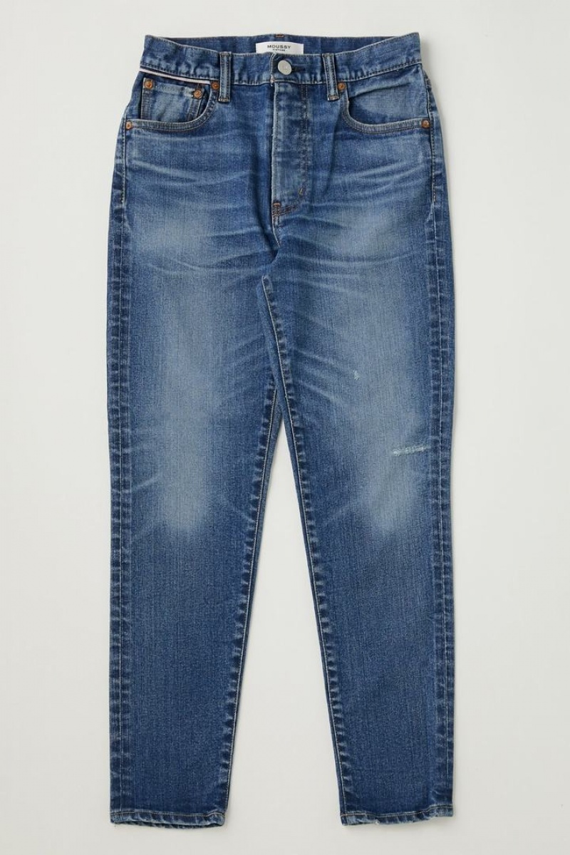 Dámské Džíny Moussy Vintage Nunda Hubená Blankyt | LTB7558FY