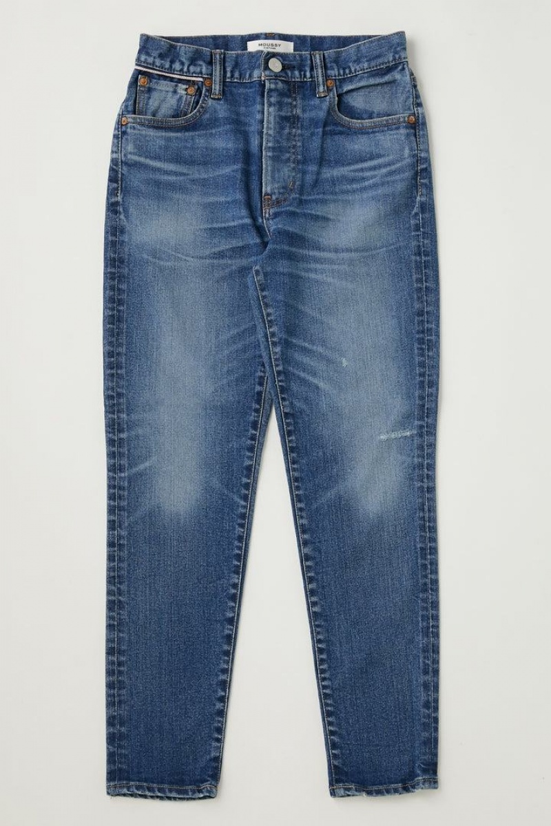 Dámské Džíny Moussy Vintage Nunda Hubená Blankyt | LTB7558FY