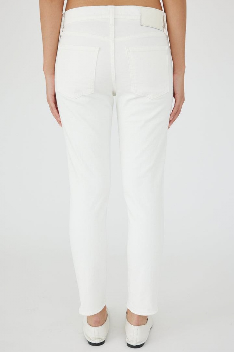 Dámské Džíny Moussy Vintage Oakhaven Hubená Bílé | TIB2430GR