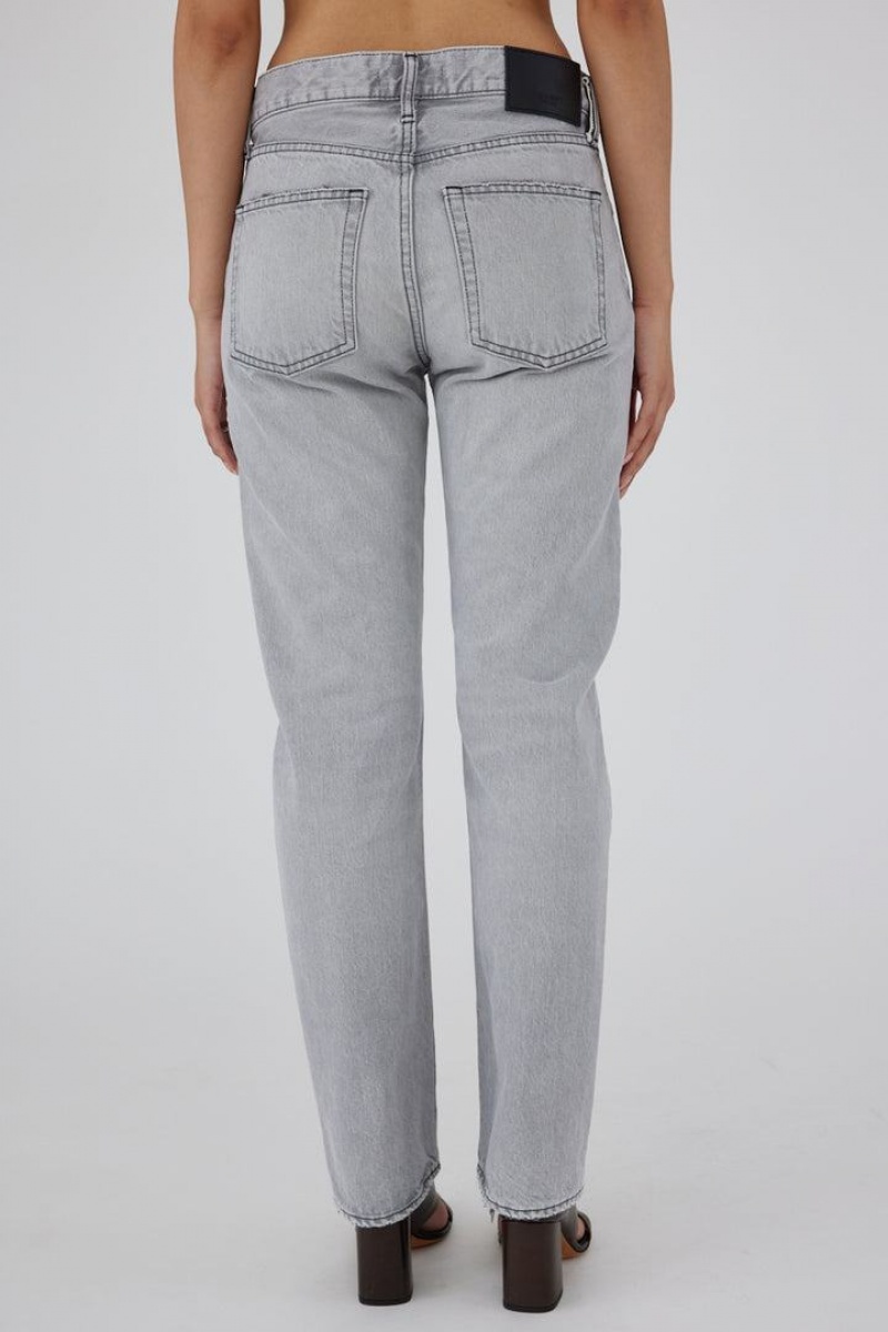 Dámské Džíny Moussy Vintage Panaca Rovný Světle Černé | ZPI9388IT