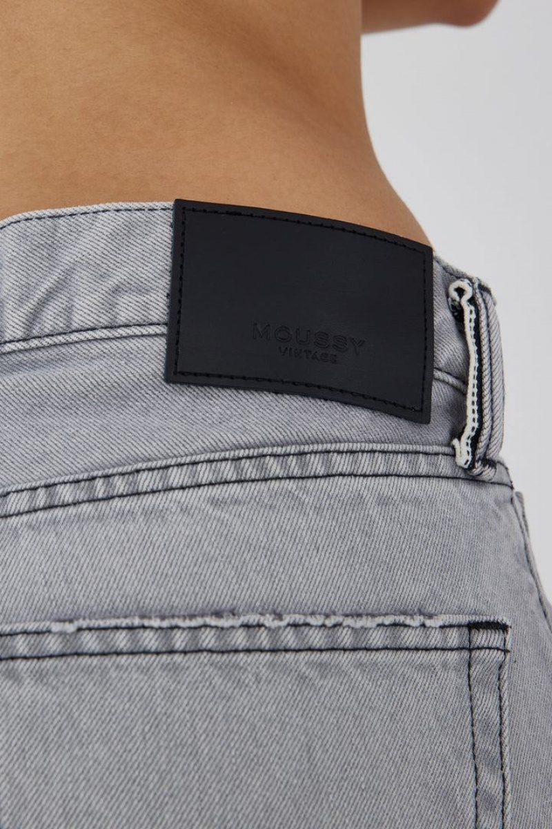 Dámské Džíny Moussy Vintage Panaca Rovný Světle Černé | ZPI9388IT