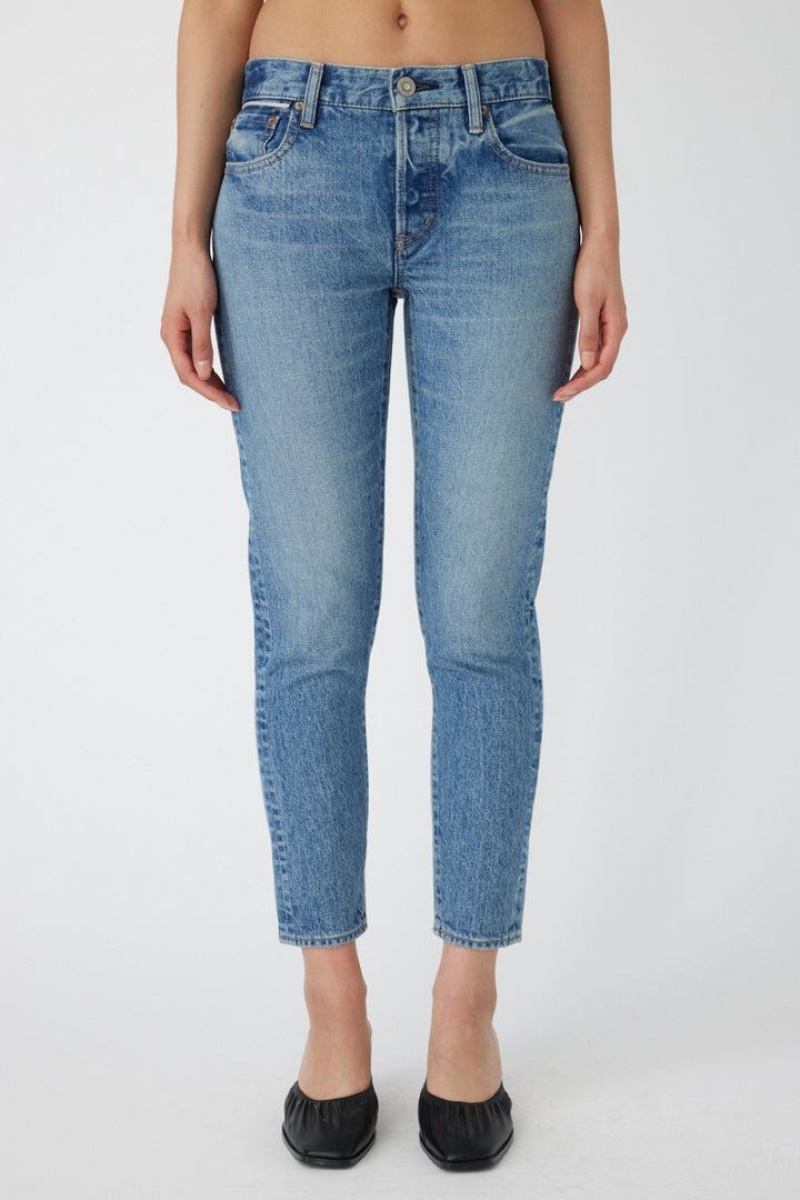Dámské Džíny Moussy Vintage Pinehurst Tapered Světle Blankyt | ZFB140ZG